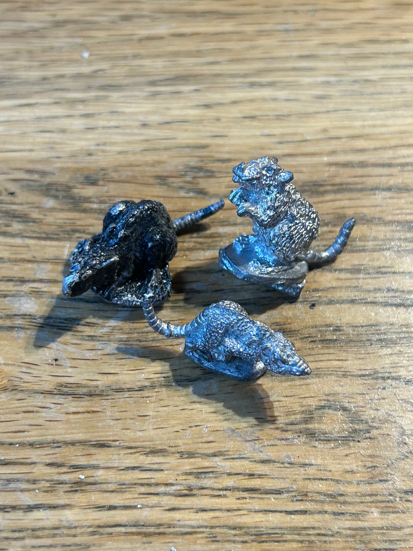 Warhammer fantasy metal skaven giant rats x3 (2 citadel and 1 harlequin)