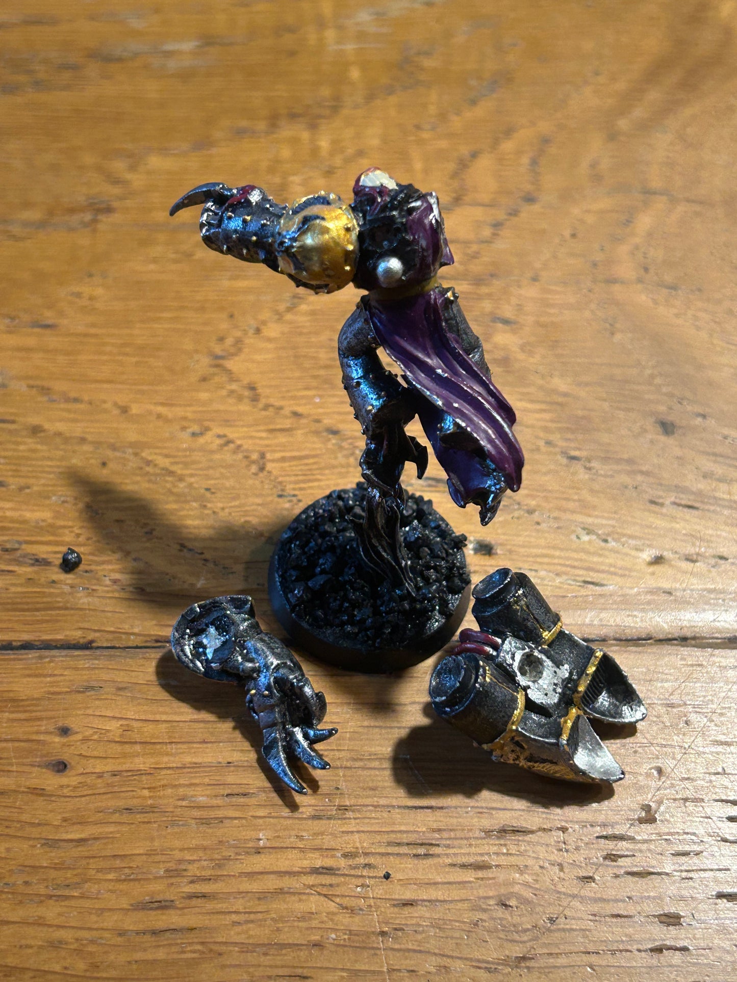 Warhammer 40k Chaos Space Marine Raptor Champion Metal Miniature