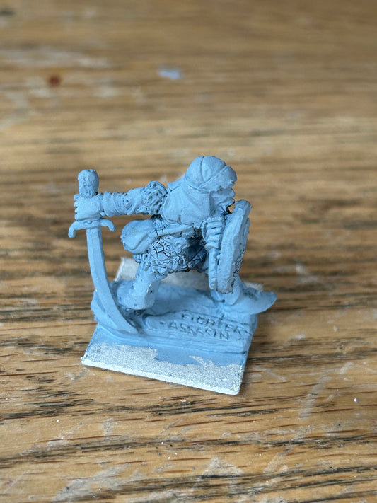Citadel Warhammer 80s pre-slotta C10 Half Orc fighter