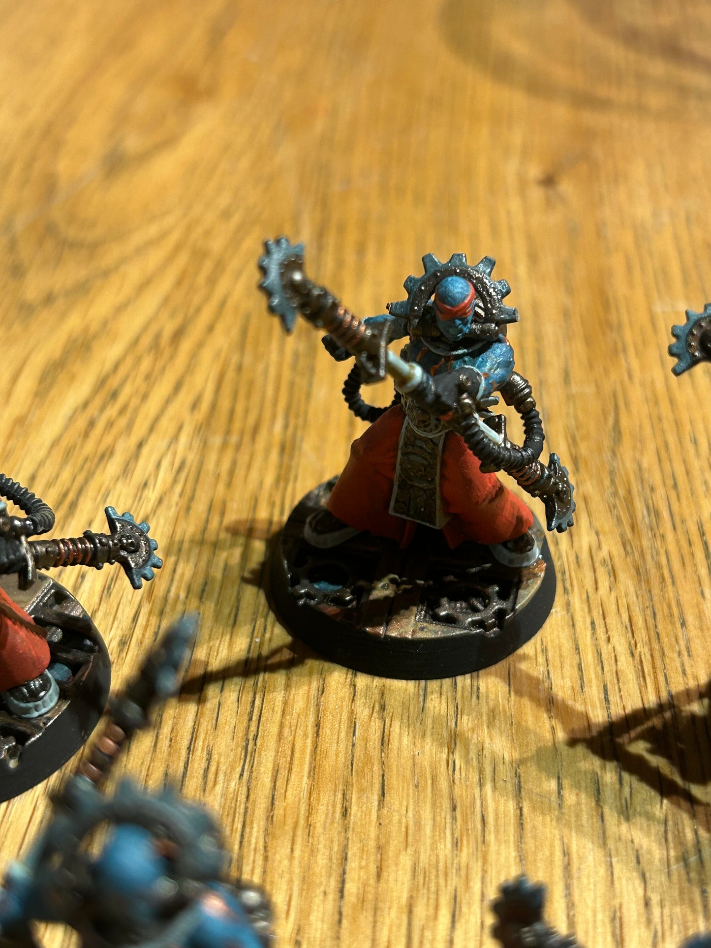 Warhammer 40k - Adeptus Mechanicus Electro-Priests squad painted to a decent level