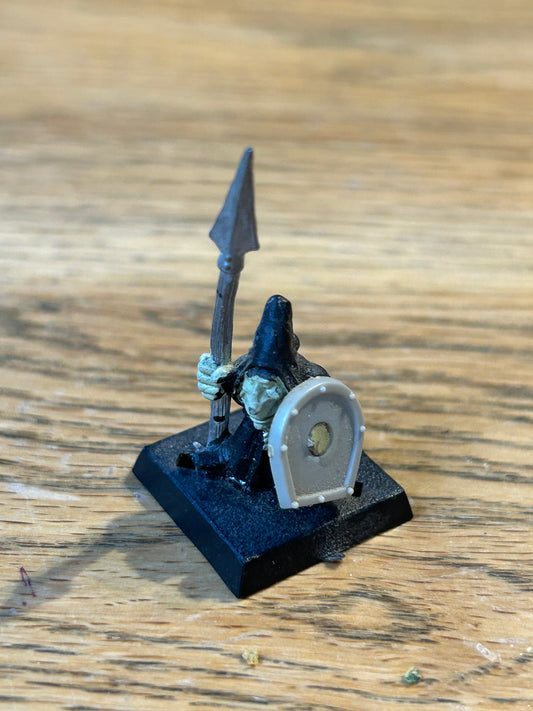 Warhammer Classic Night Goblin With Spear Kev Adams Gobbos Gitz Metal 1991 OOP