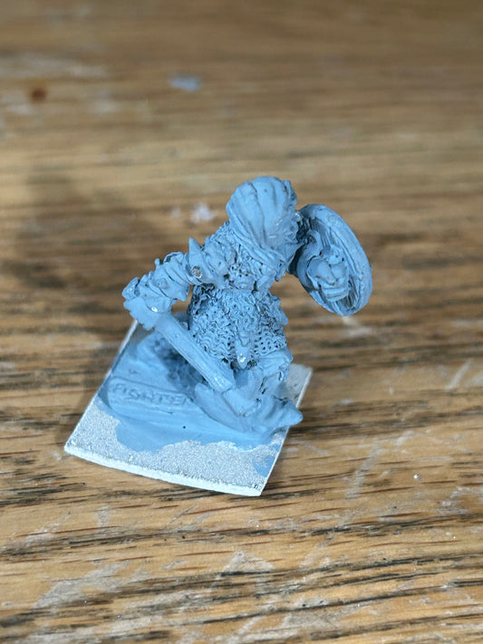 Citadel Warhammer 80s pre-slotta C10 Half Orc fighter