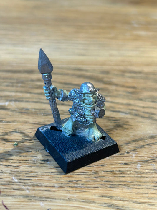 Warhammer fantasy marauder miniatures goblin GOB 16 w. Spear & Shield