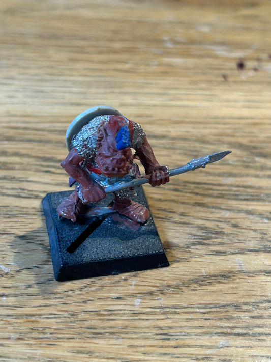 Games Workshop Citadel ORC4Command Champions Malgrunt Spear Crest Orcs Orc 1987