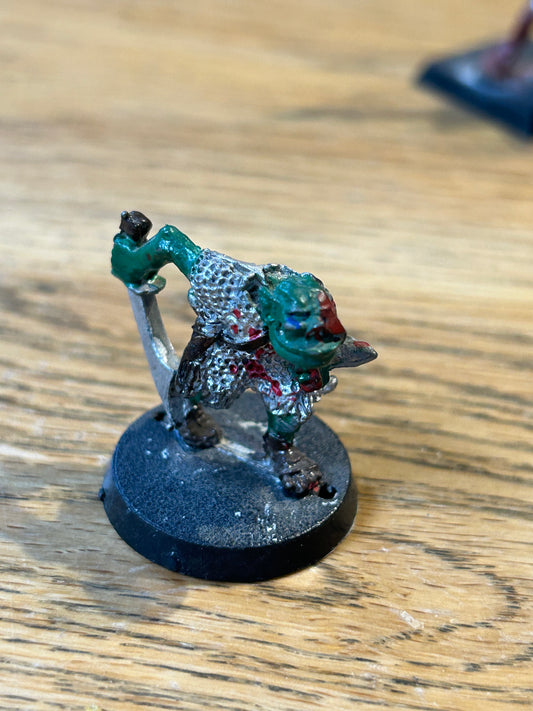 Citadel Warhammer 80s LOTR ME42 Orc of the White Hand with sword