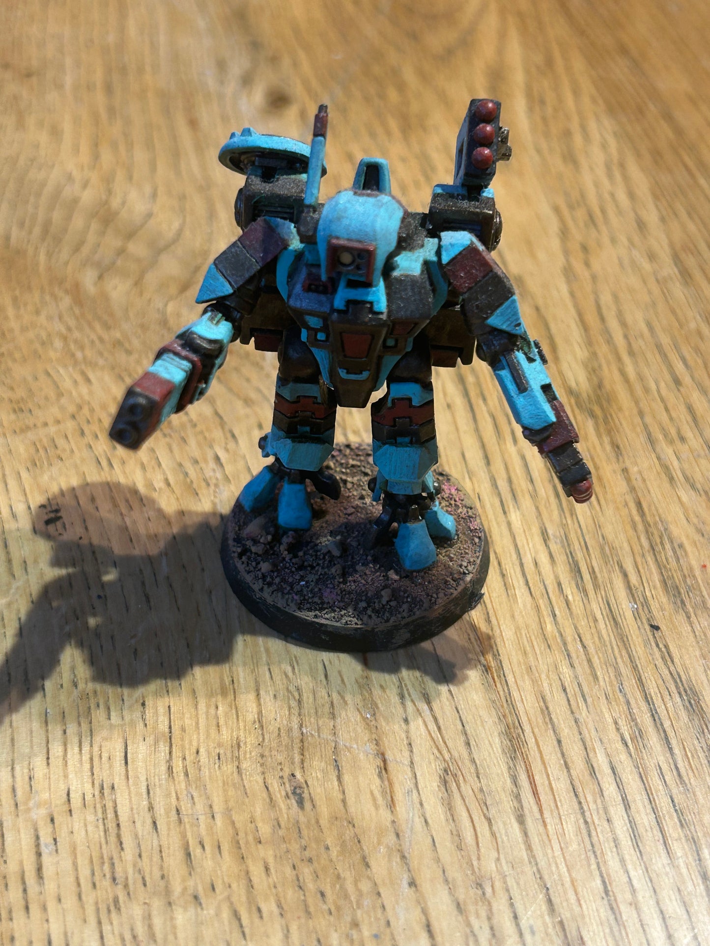 Tau Empire - XV89 Crisis Battlesuit - Partially Painted