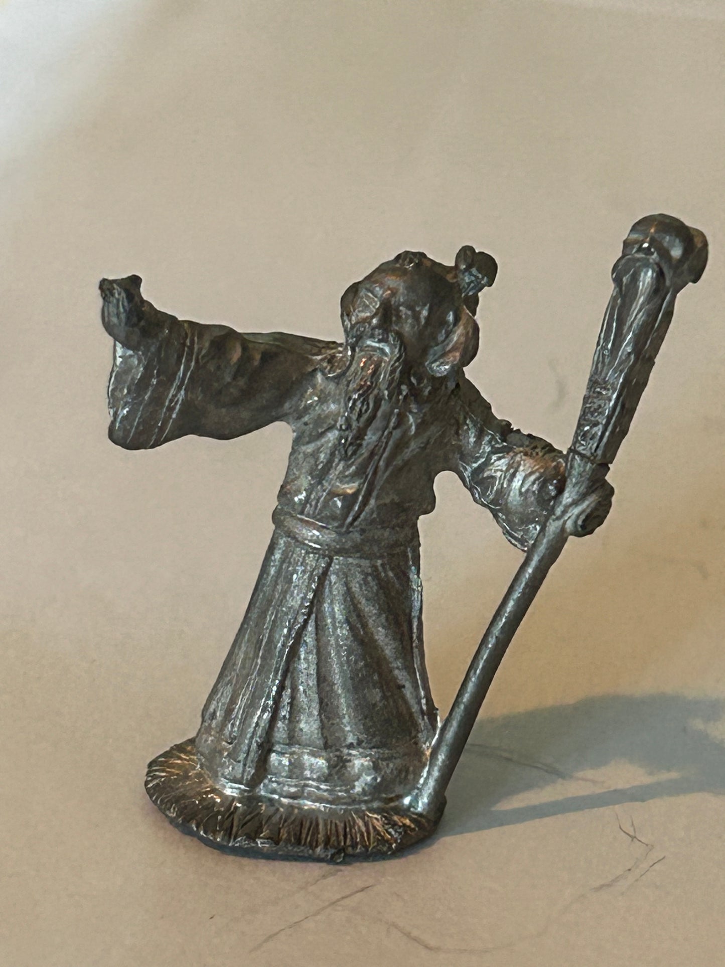 WARHAMMER CITADEL OOP 1980s FANTASY ADVENTURER FA21 EVIL WIZARD STAFF C02 MAGE