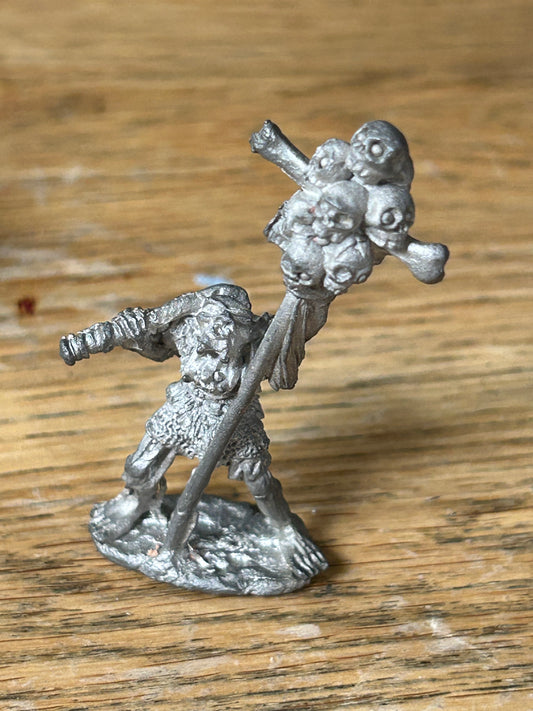 1984 Citadel Miniatures Orc Harboth Standard, Black Mountain Boys Bearer