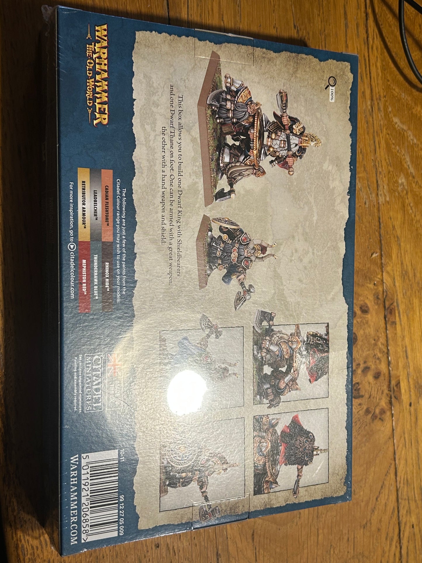 Dwarfen Mountain Holds: Dwarf Lords with Shieldbearers sealed box