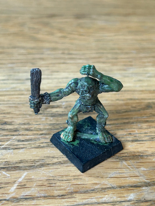 C15 Orcs Warhammer  orc with club  Villager 1986 Metal