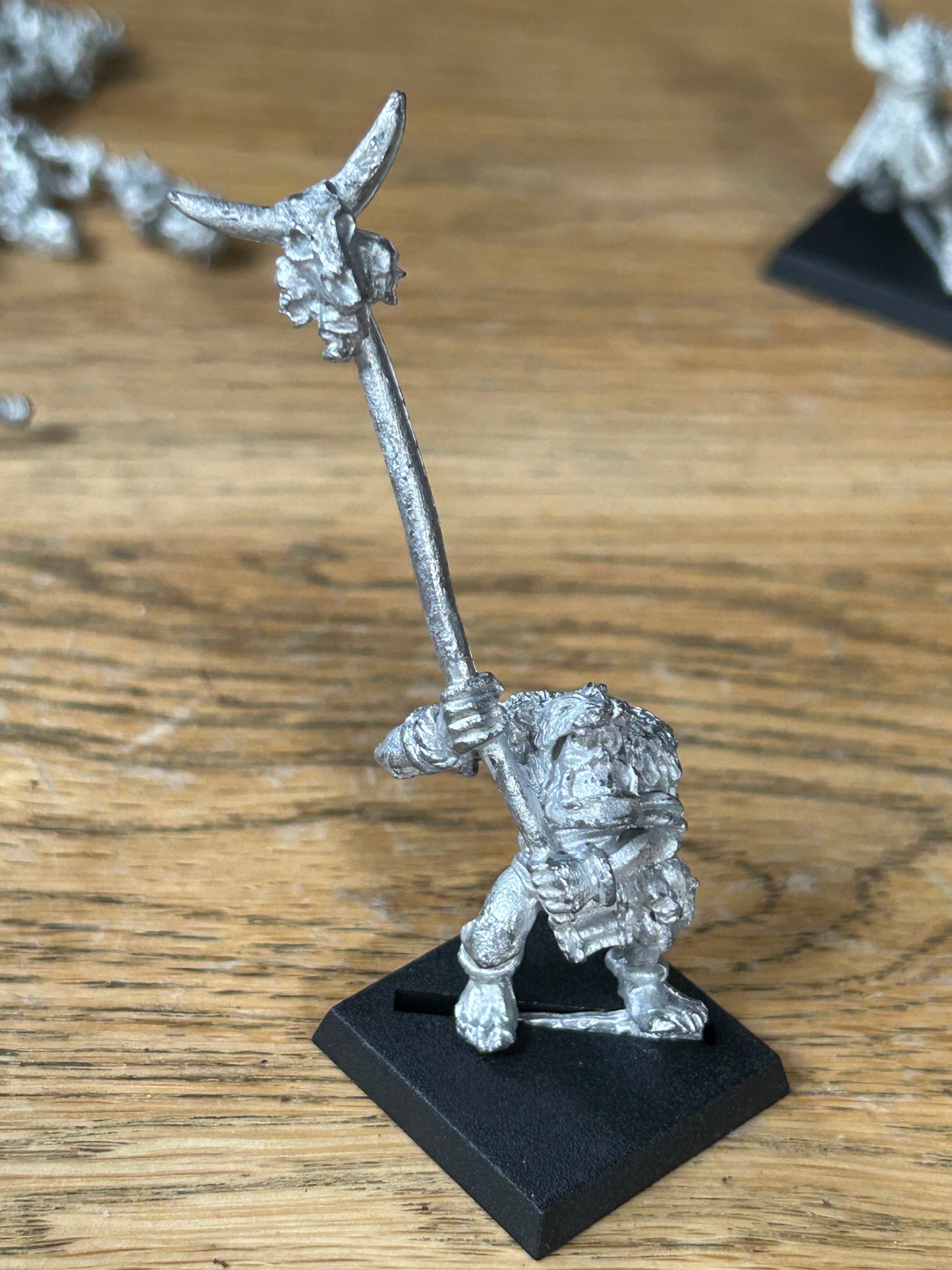 Savage Orc Standard Bearer Citadel Games Workshop Warhammer WFB Boy 1990s Metal