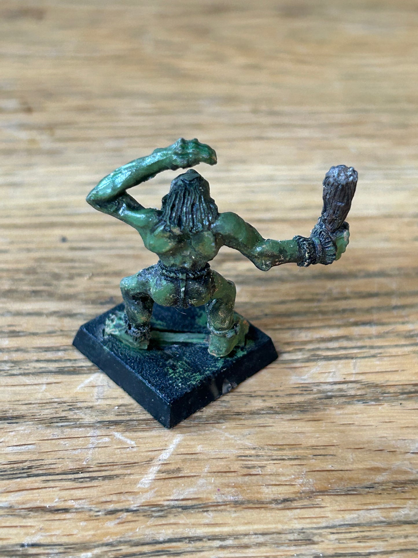 C15 Orcs Warhammer  orc with club  Villager 1986 Metal