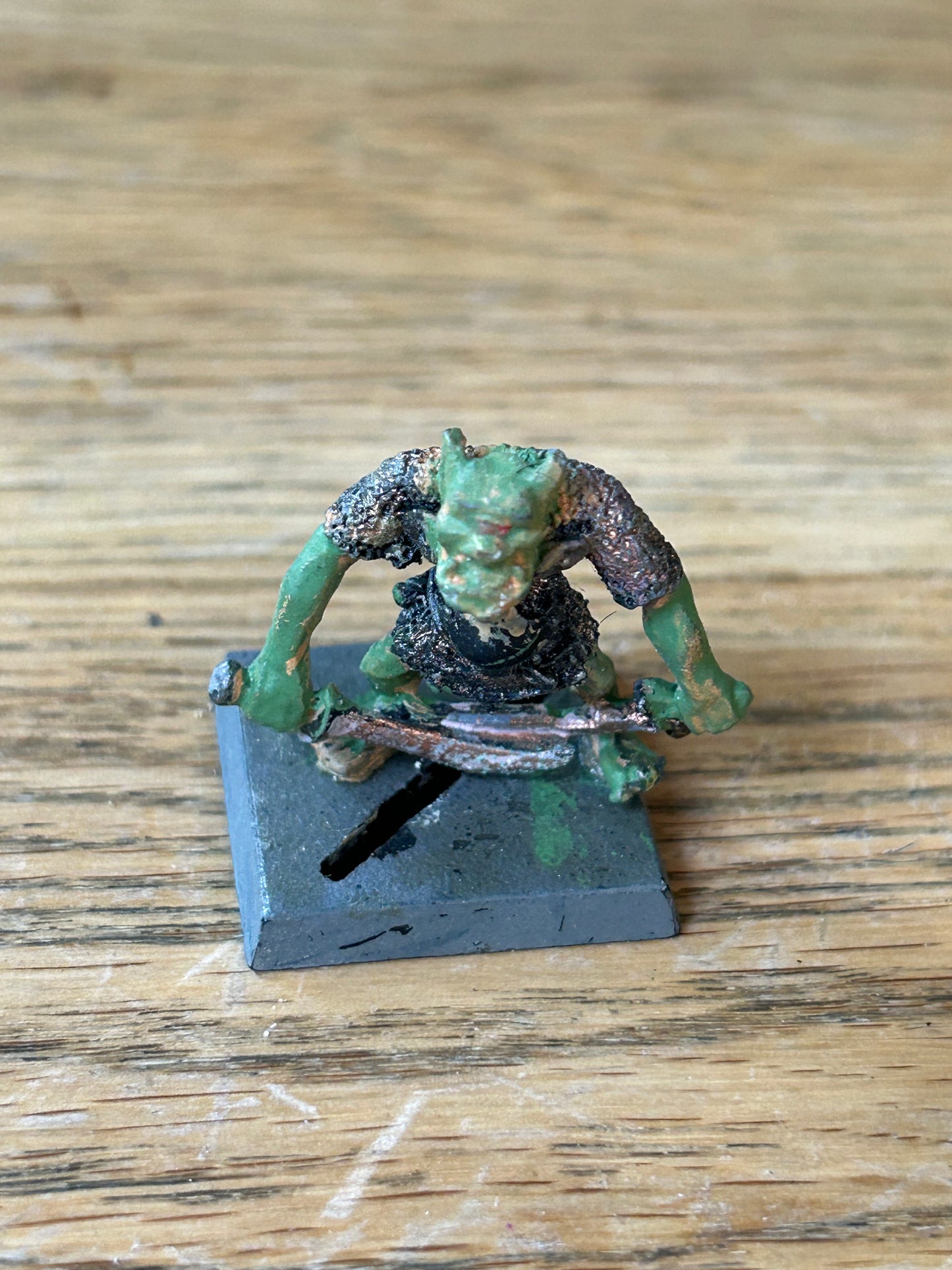 Warhammer Fantasy Battles Old World Orc Warrior cyclops  Metal (no tab)