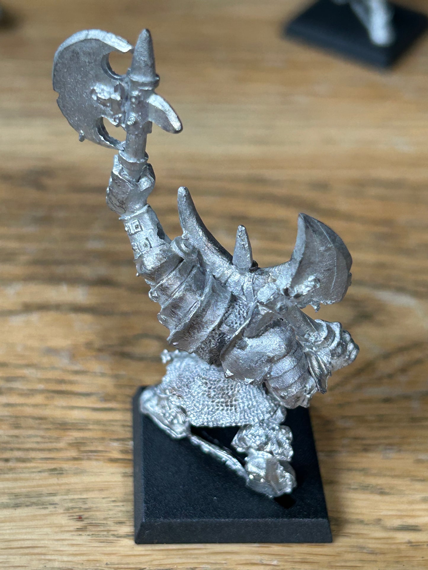BLACK ORC big boss Metal Orcs Army Warhammer 1990s 
 chaos dwarfs