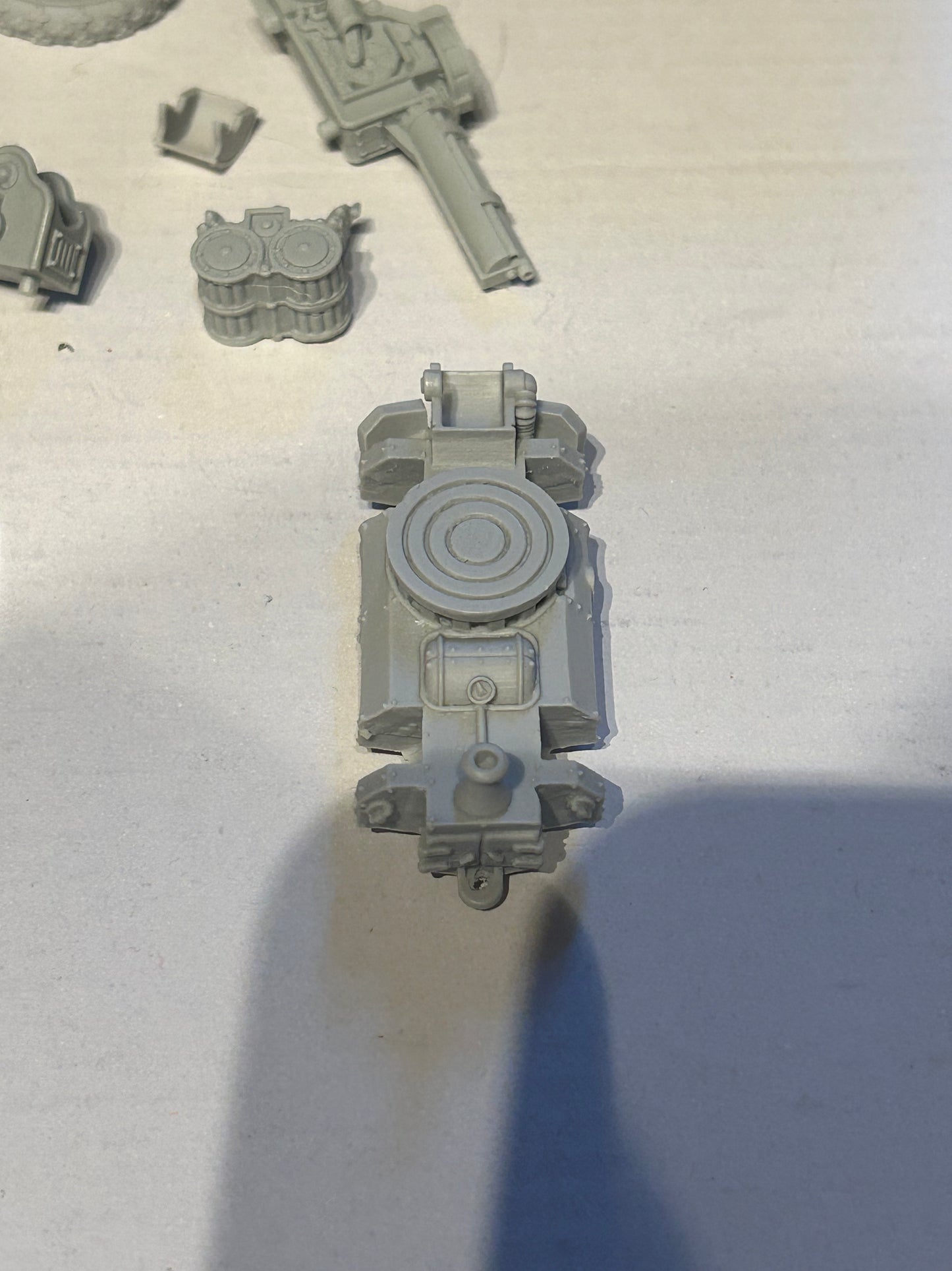 Zinge industries Steampunk Mobile Gun Platform and flak guns (plus one more gun I believe)