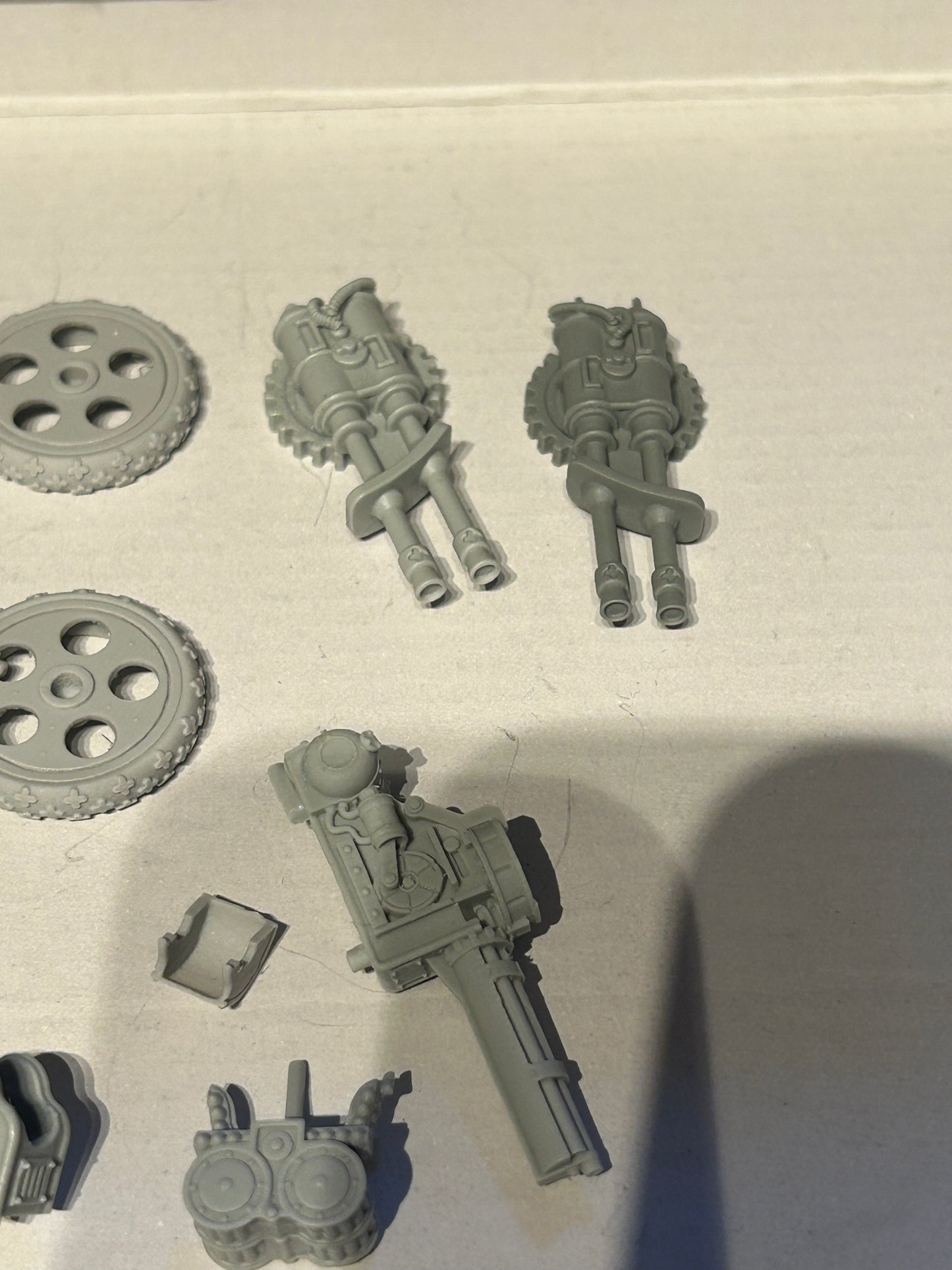 Zinge industries Steampunk Mobile Gun Platform and flak guns (plus one more gun I believe)
