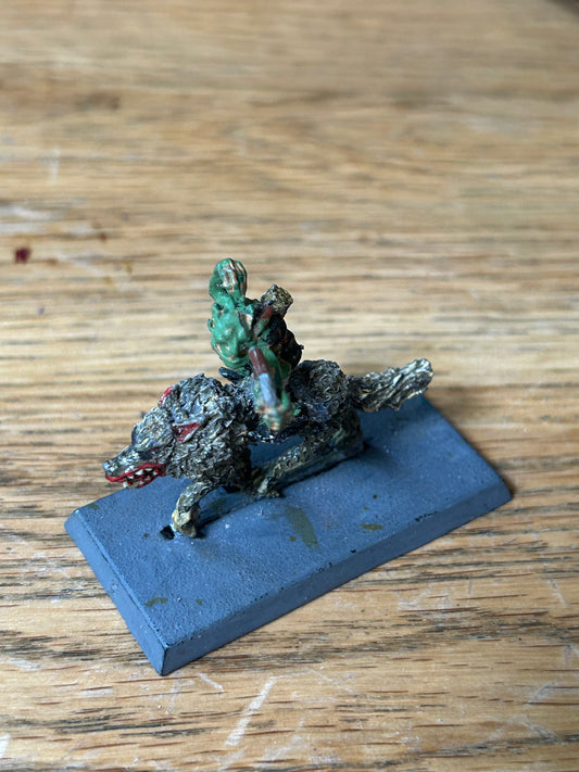 Warhammer fantasy c21 wolf rider unnamed with bow goblins