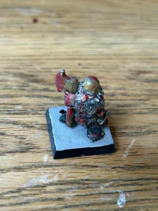 Warhammer fantasy Citadel Dwarf imperial dwarf trooper Brodin Metal