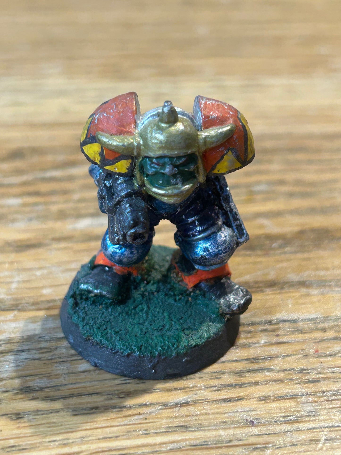 Warhammer 40k - Orks, Classic  Rogue Trader, Ork Nob in Power Armour