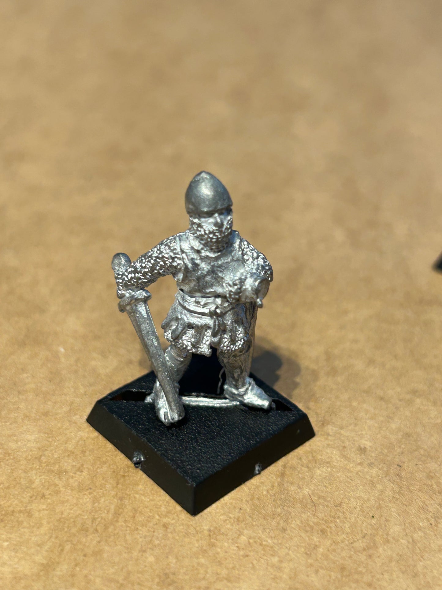 Games Workshop Citadel F9 Feudal Men at Arms Edric Bretonnian Metal Knight 1985
