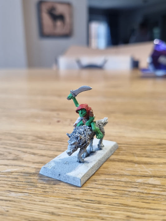 Warhammer fantasy c21 wolf rider boglob goblins
