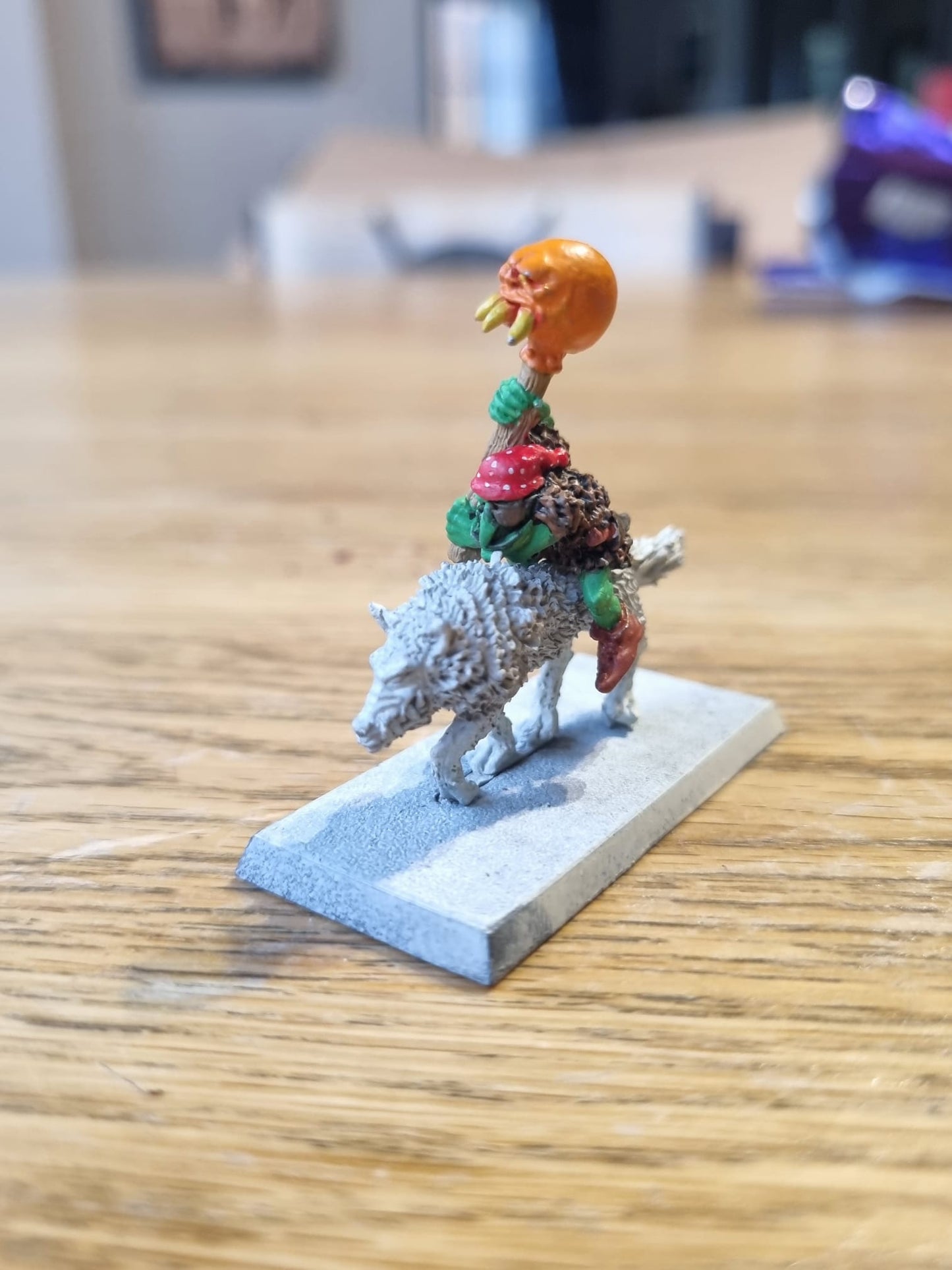 Warhammer fantasy c21 wolf rider Zogbok Facemace