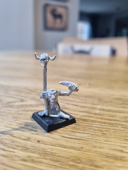 GOBLIN SHAMAN UNGRIB Metal C12 Classic Goblins Army Command Warhammer