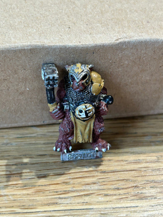 Beastman of Khorne Khorngor with mace 0220 Metal Citadel Realms of Chaos warhammer fantasy