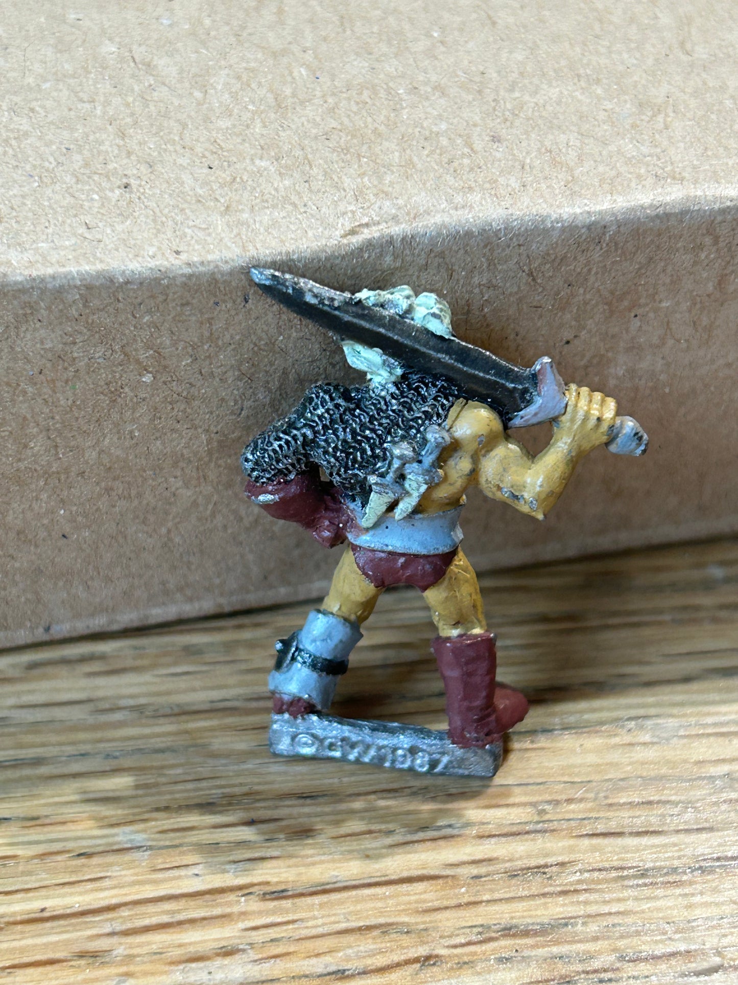 Citadel CH6 Chaos Thug Thugs Gorthar Chainarm Warhammer Metal 1987 Metal GW