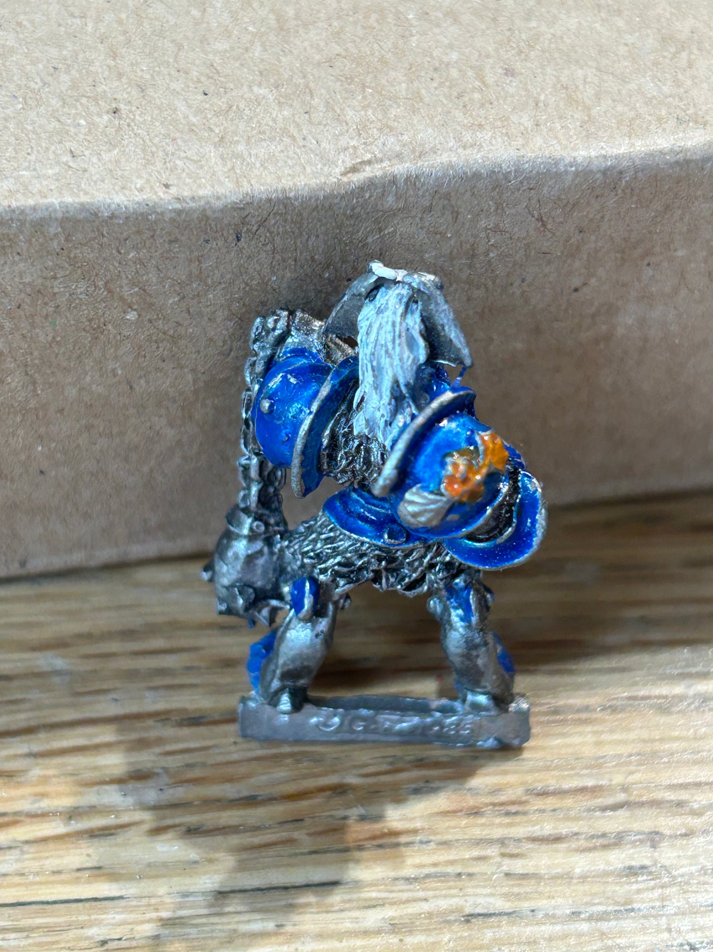 Realm Of Chaos Warrior CH3 Xarytus Deathflail Metal Citadel 80s Champion