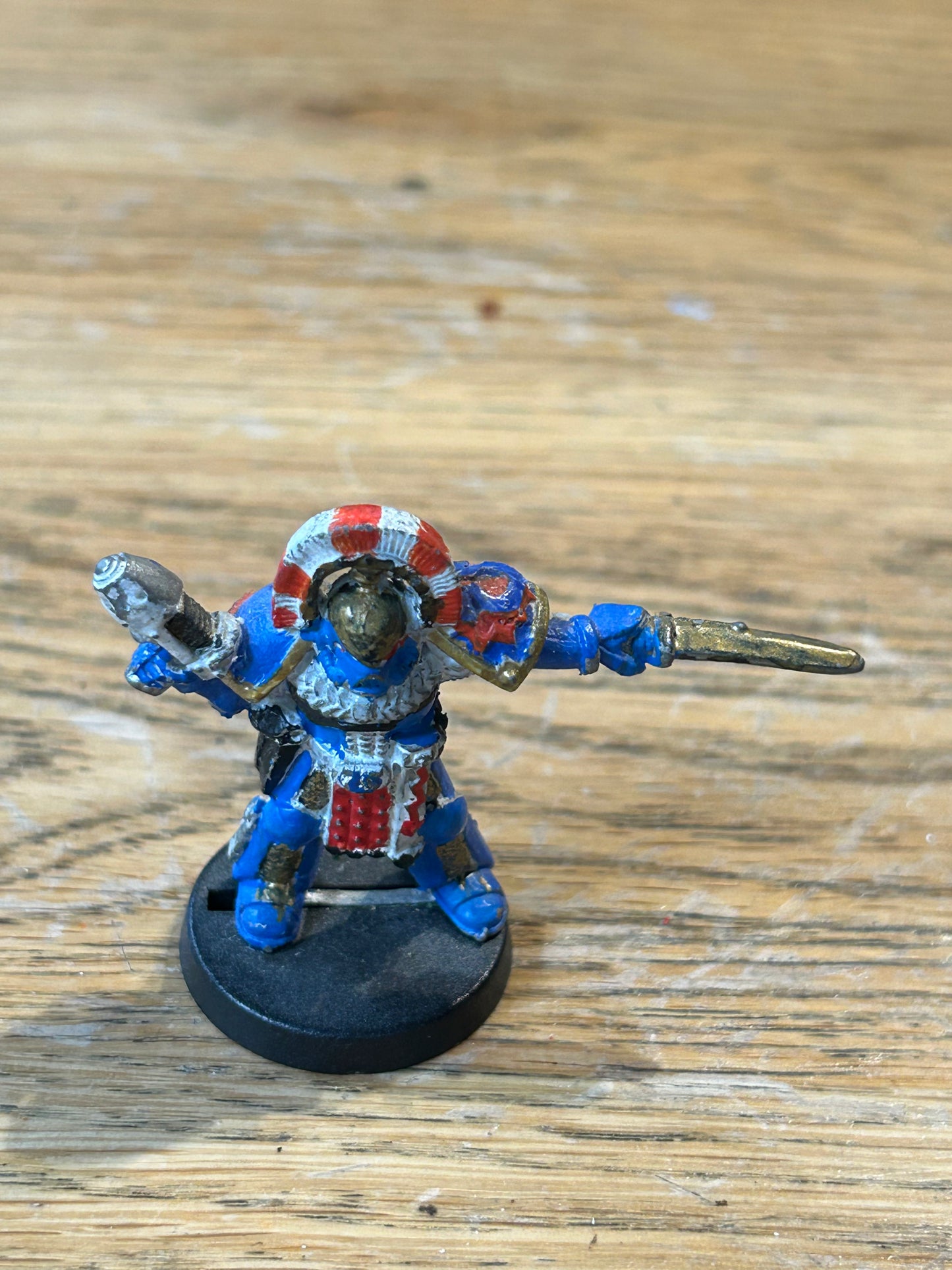 Space Marine Ultramarine Captain Metal 40k Citadel 2nd Ed Rogue Trader