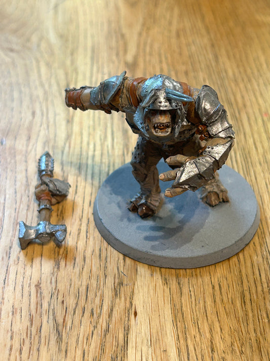 Lord of the Rings Mordor armoured Troll metal
