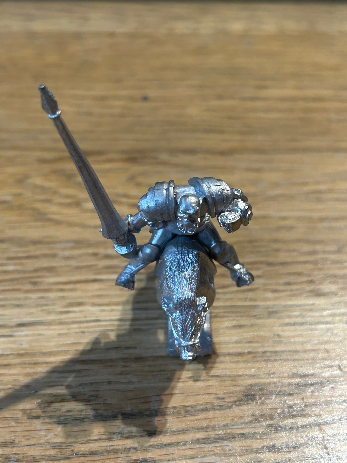 Mounted orc knight on boar