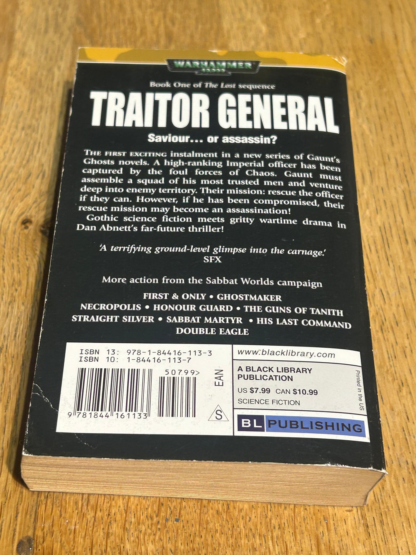 Traitor General (Warhammer 40,000: Gaunt's Ghosts),Dan Abnett