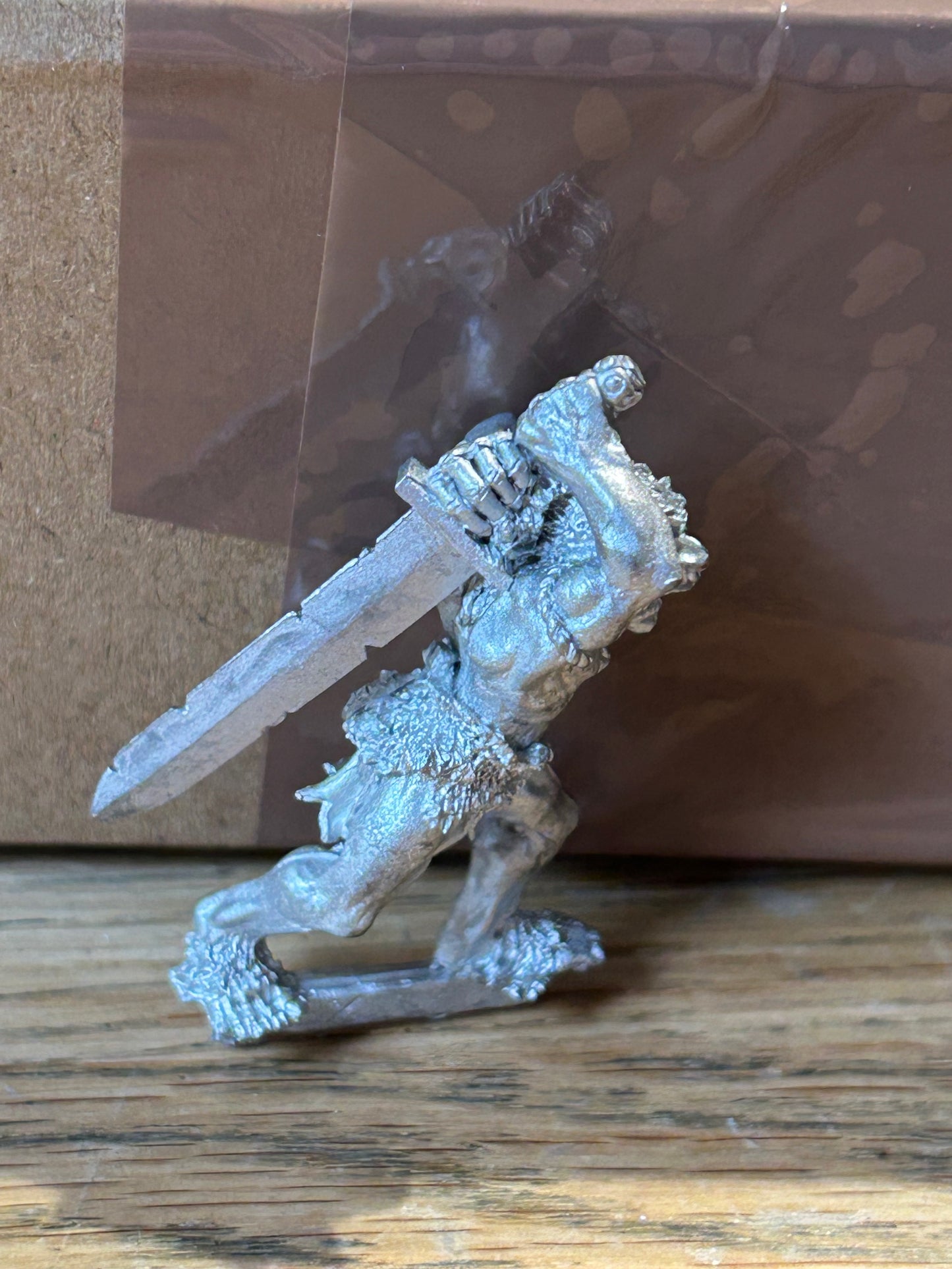 Excalibur miniatures half orc (long oop)