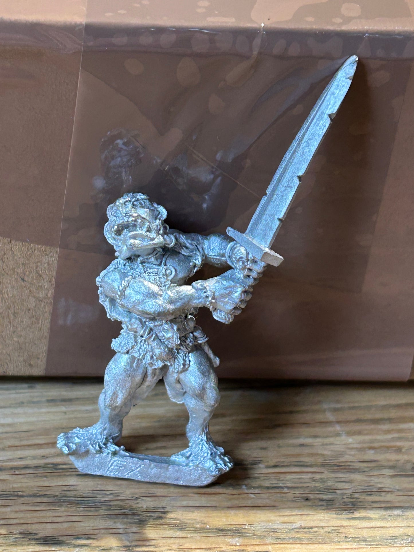 Excalibur miniatures half orc (long oop)