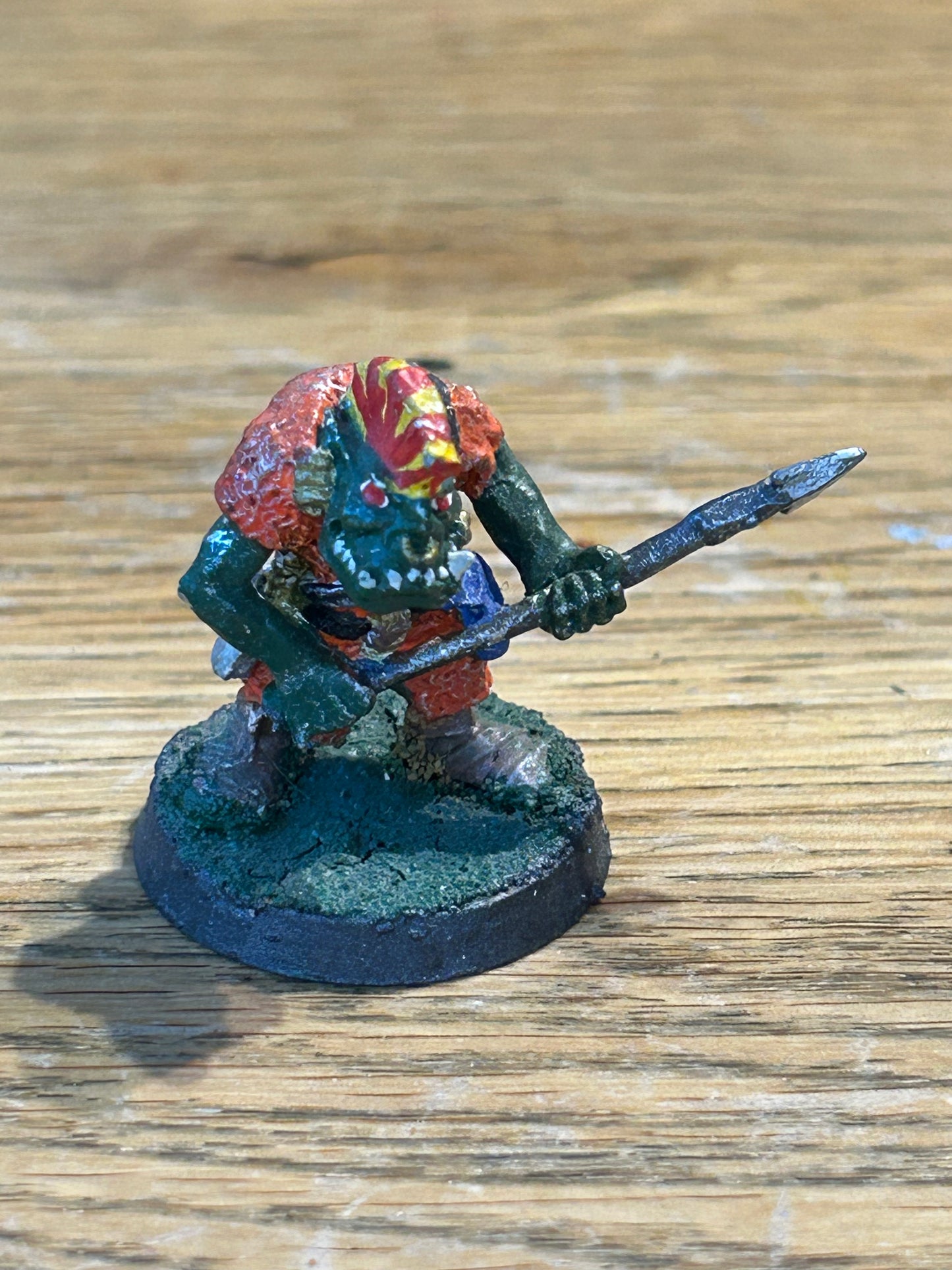 Games Workshop Citadel ORC4Command Champions Malgrunt Spear Crest Orcs Orc 1987