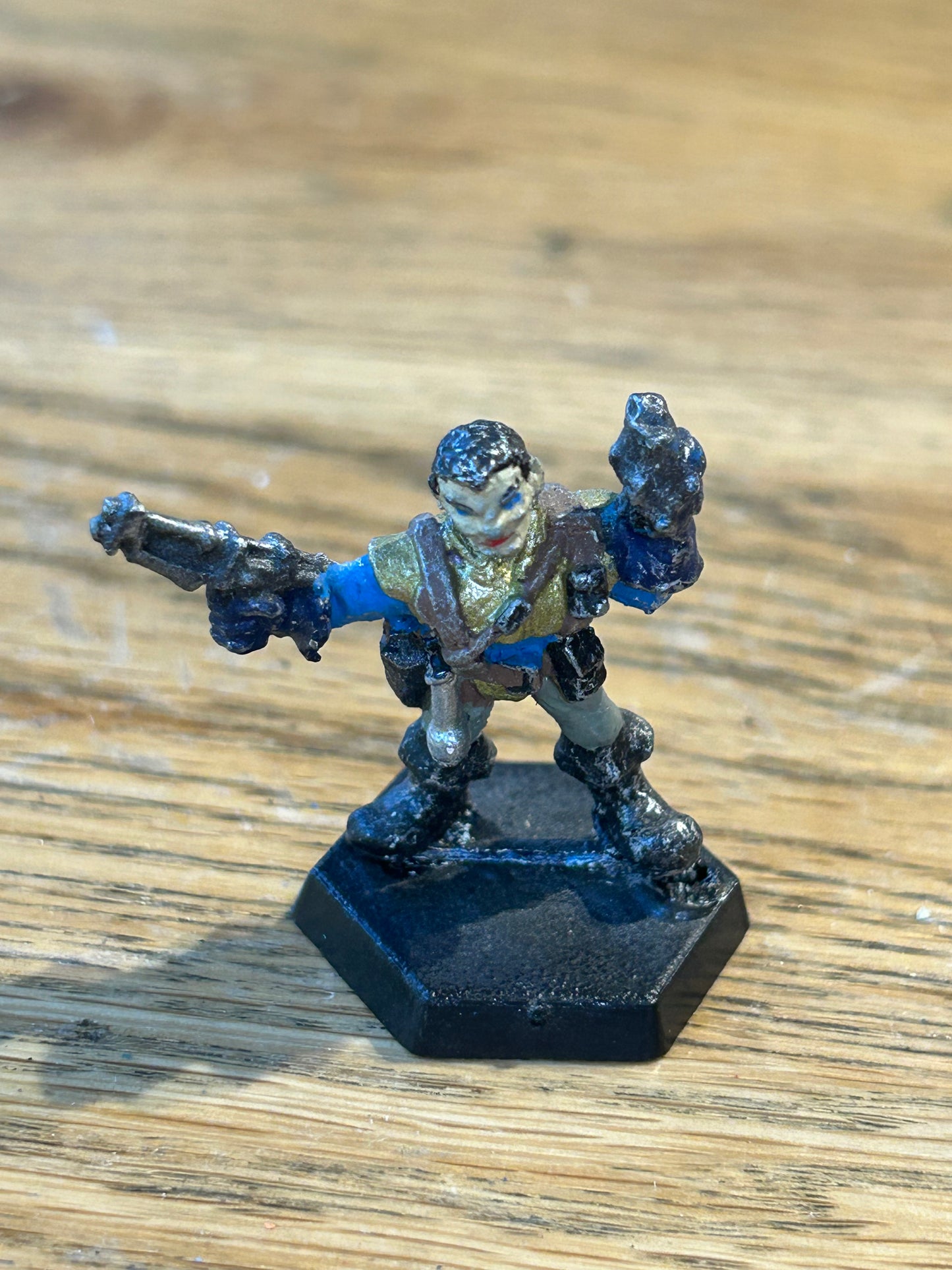 Citadel GW Warhammer metal 40k Talisman Timescape Chainsaw Warrior (missing his chainsaw)