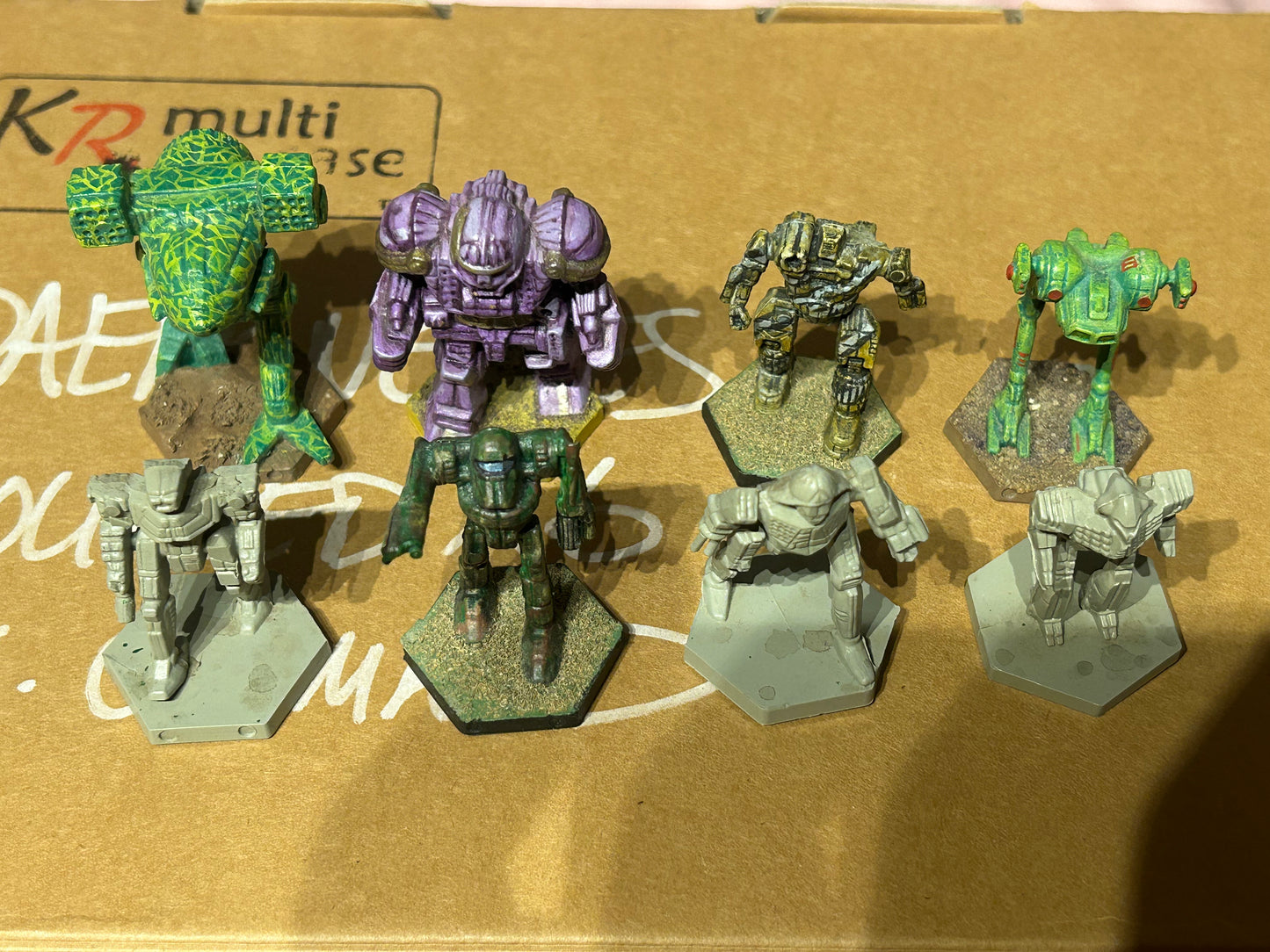 Plastech battletech mech set FASA