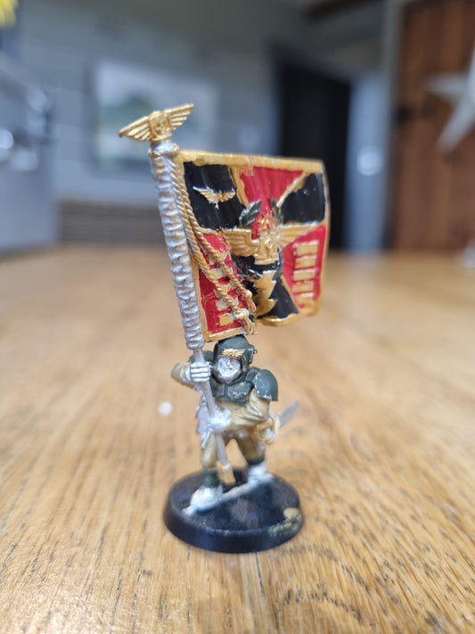 Warhammer 40k Imperial Guard Cadian Battle Standard Metal