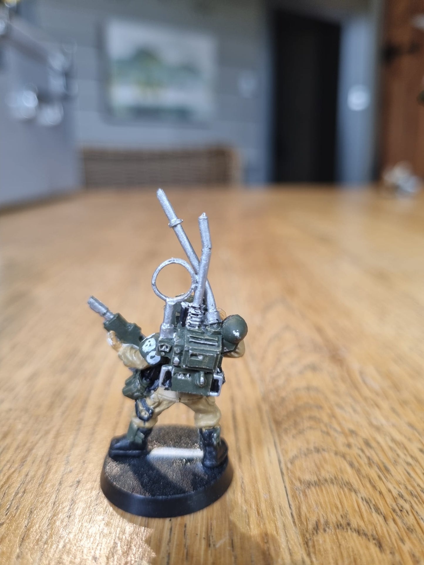 Warhammer 40k Imperial Guard Cadian Vox Caster metal
