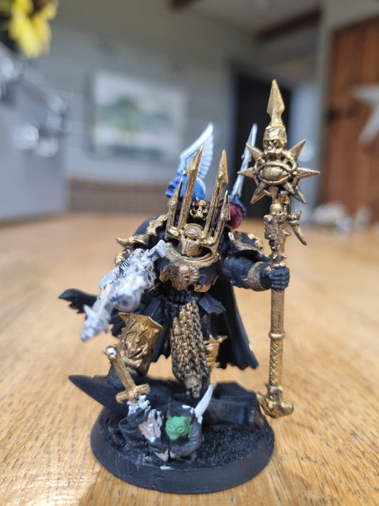 Warhammer 40k Chaos Space, Sorcerer Lord In Terminator Armor