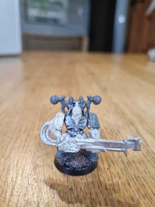 Warhammer 40k chaos space marines plastic with metal upgrades