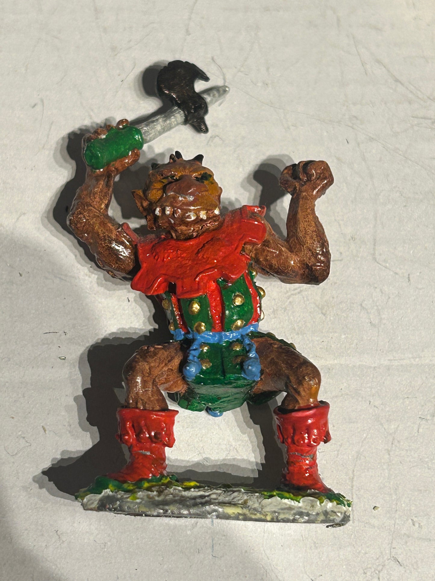 Citadel C28 Giant pose 7 (uncatalogued) with axe (giant’s weapon 5) head 8