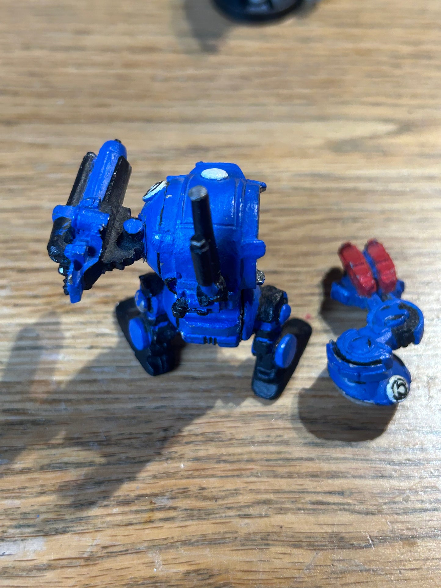 Games Workshop - WH40k Rogue Trader Space Marine short legged Dreadnought- Citadel Metal OOP
