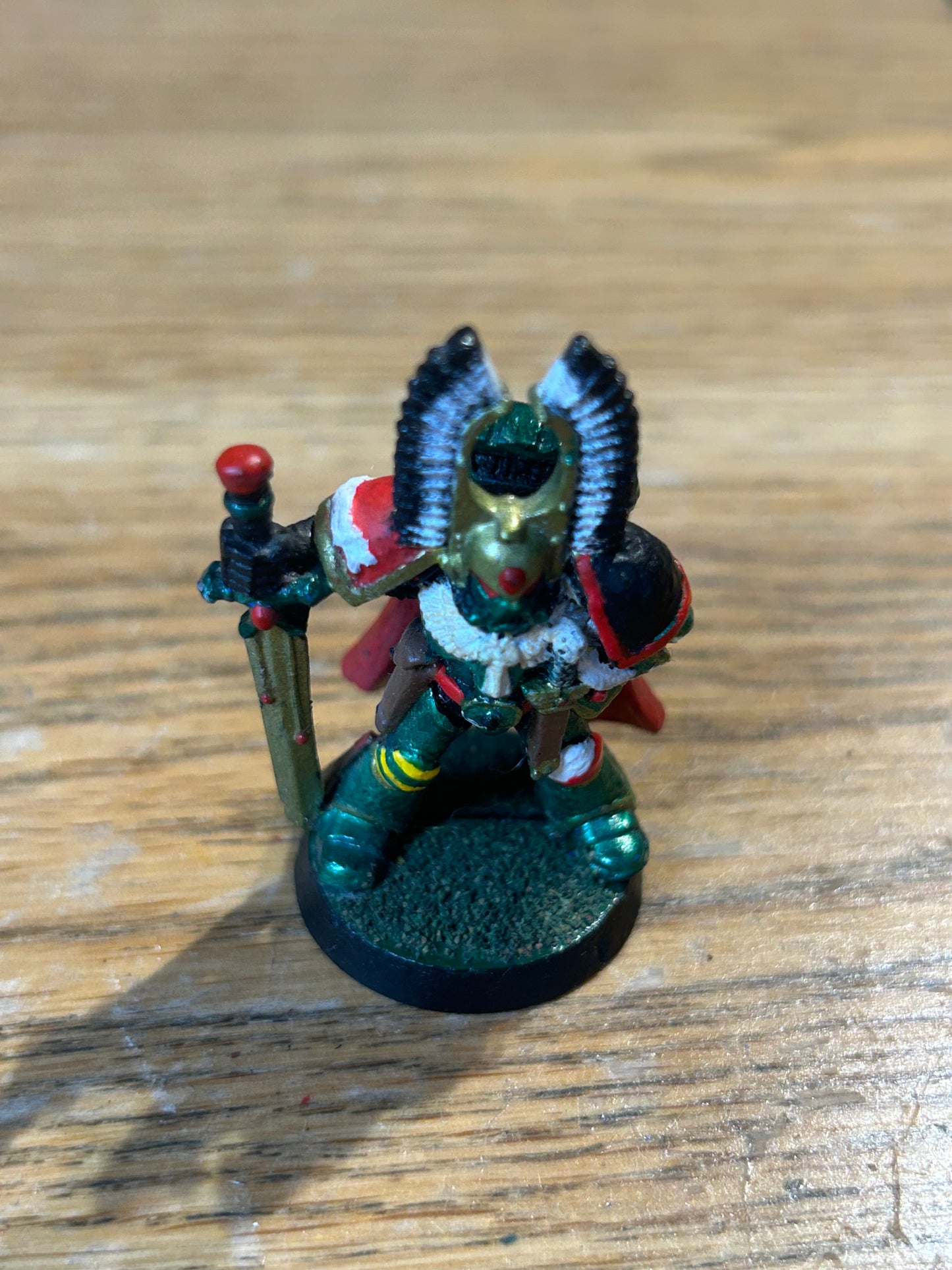 warhammer 40k dark angels metal Captain Oop Rogue Trader