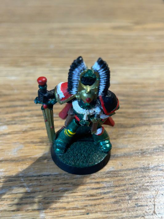 warhammer 40k dark angels metal Captain Oop Rogue Trader