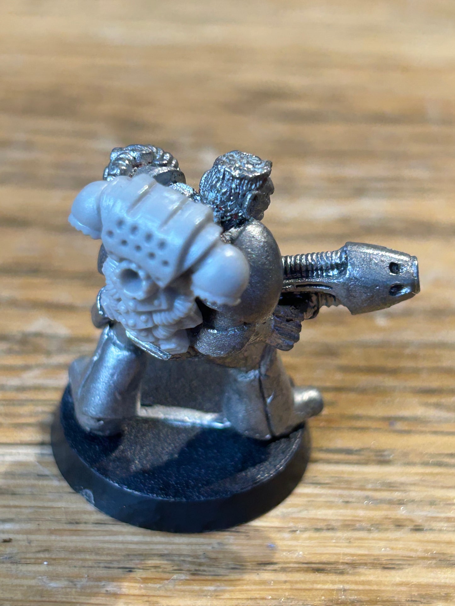 Rogue Trader Space Marine RT101 Brother Leach Warhammer 40k 1988 Metal (has been stripped)