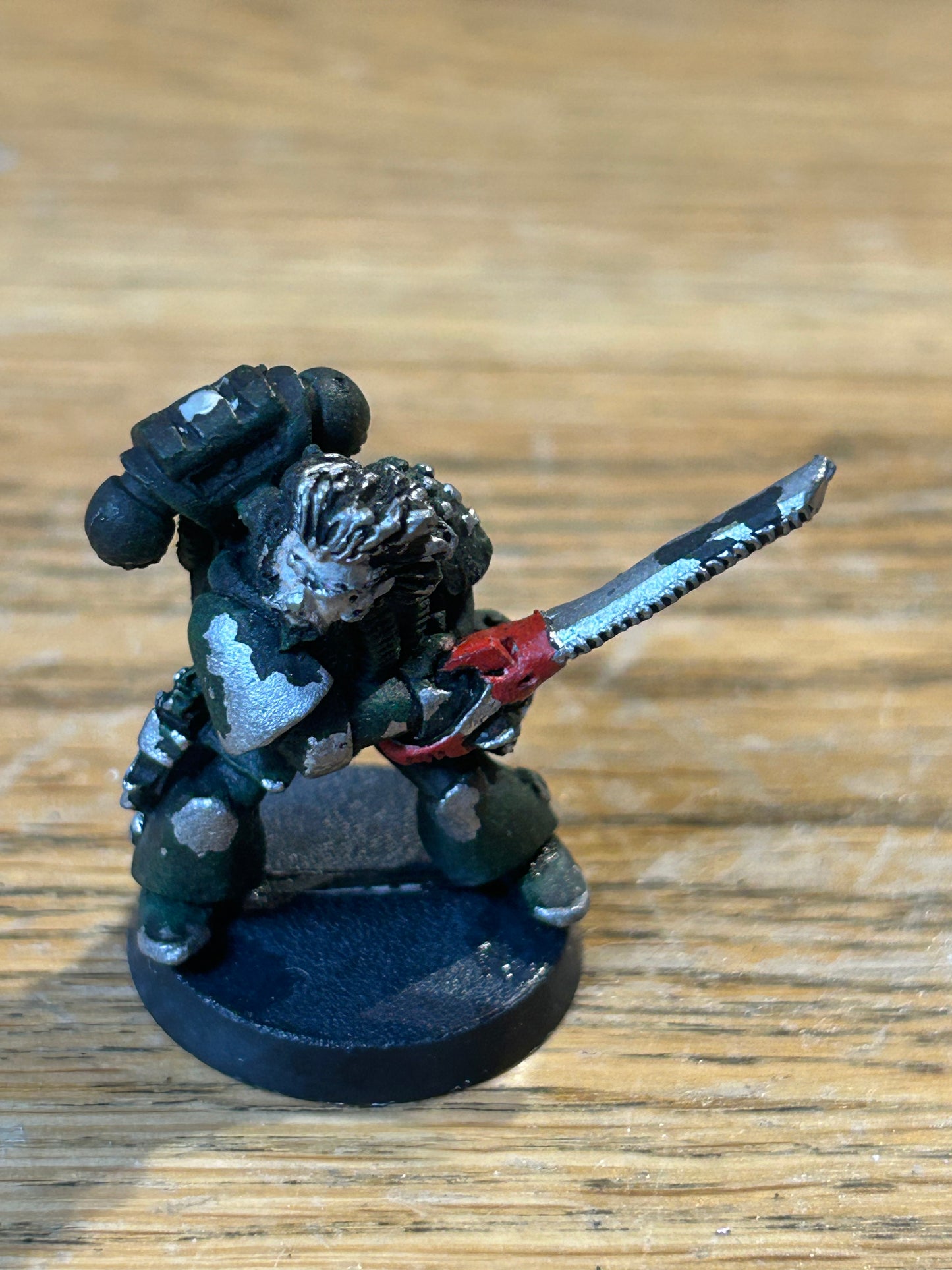 Citadel 40k RT01 Space Marine Rogue Trader Metal - Captain Huron Grimm