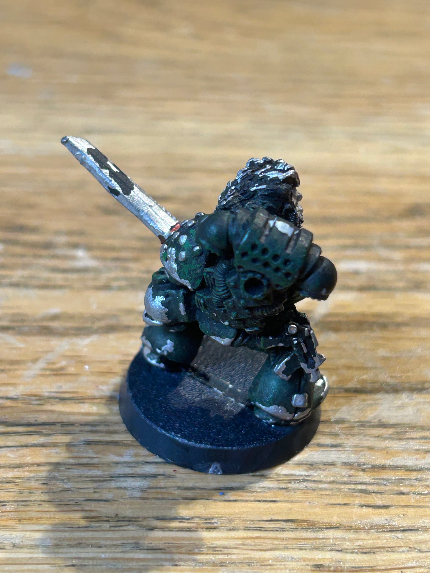 Citadel 40k RT01 Space Marine Rogue Trader Metal - Captain Huron Grimm